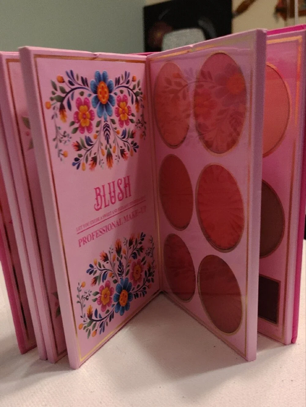 Girabella Pink Frida Kahlo 5-in-1 Makeup Kit Book
